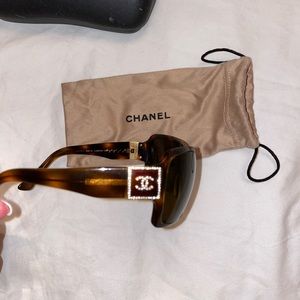 Vintage tortoiseshell Chanel sunglasses